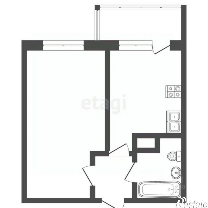 1-комн квартира ул Пеше-Стрелецкая, 58/2,  д. 58/2