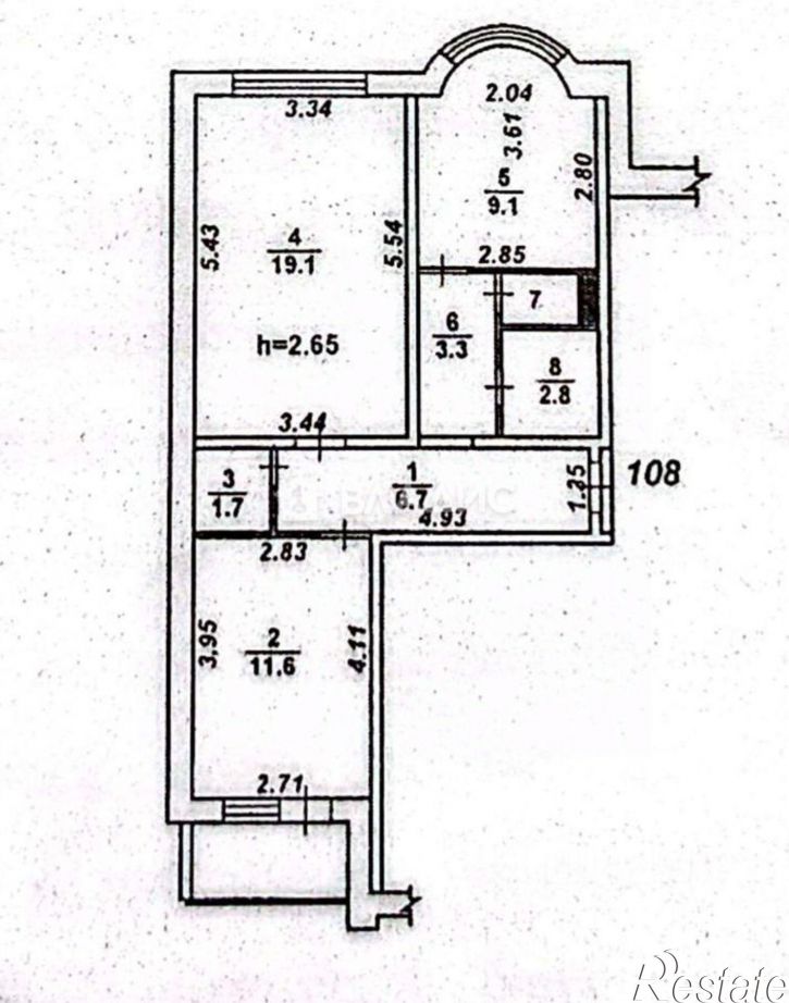2-комн квартира ул Междуреченская, 1д,  д. 1д
