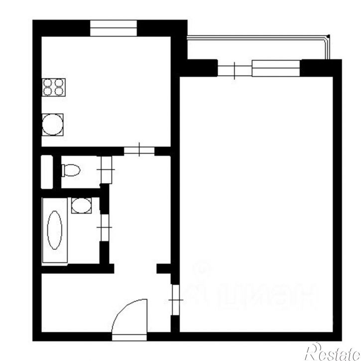 1-комн квартира улица 9 Января, 233/22,  д. 233/22