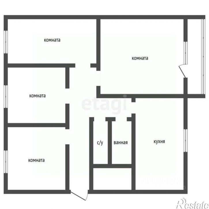 4-комн квартира Спортивная набережная, 23,  д. 23