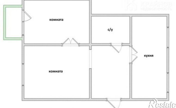 2-комн квартира ул Героев Стратосферы, 1,  д. 1