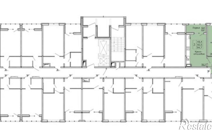 3-комн квартира ул Федора Тютчева, 107,  д. 107