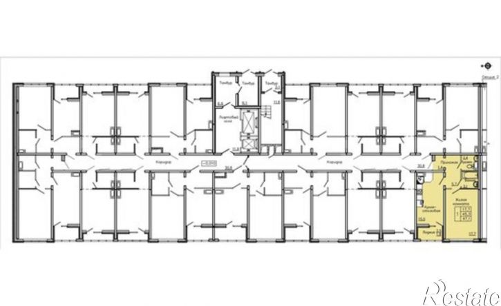 1-комн квартира ул Федора Тютчева, 105,  д. 105