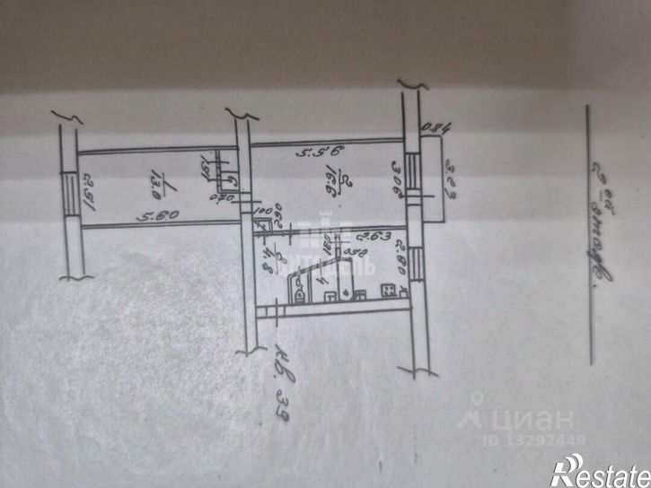 2-комн квартира улица Циолковского, 121А,  д. 121А
