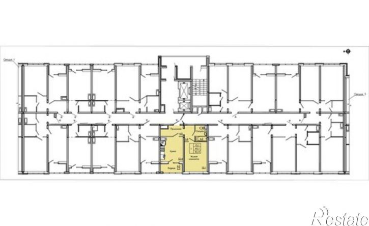 1-комн квартира ул Федора Тютчева, 105,  д. 105