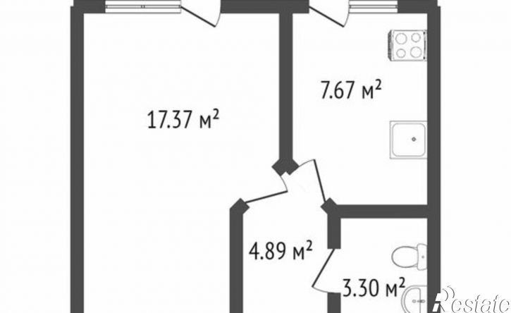 1-комн квартира улица МОПРА, 75А,  д. 75А