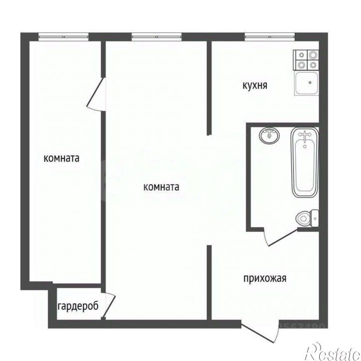2-комн квартира улица Фридриха Энгельса, 2,  д. 2