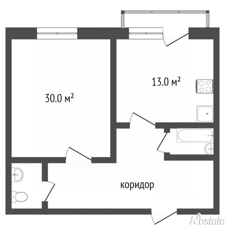 1-комн квартира бульвар Победы, 50,  д. 50