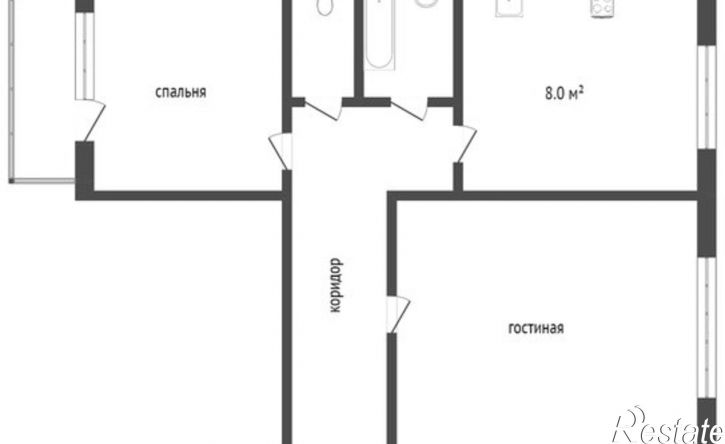 2-комн квартира ул Любы Шевцовой, 27,  д. 27