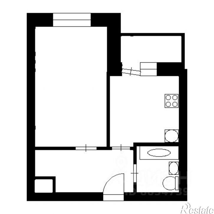 1-комн квартира Сельская улица, 2/1,  д. 2/1