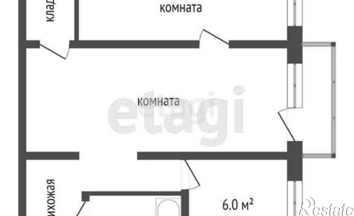 2-комн квартира ул Космонавтов, 12,  д. 12