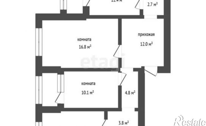 3-комн квартира Острогожская улица, 166/3,  д. 166/3