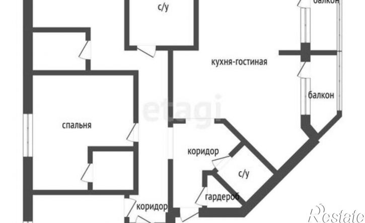 4-комн квартира Гродненская улица, 65,  д. 65
