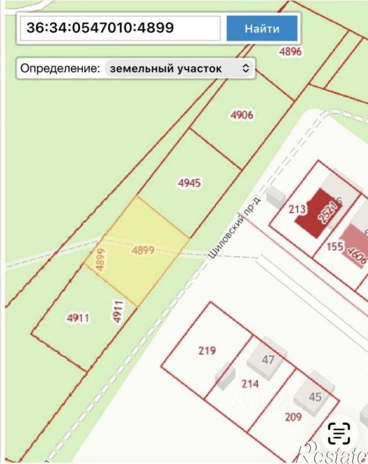 Земельный участок б-р Воинской славы, 58,  д. 58