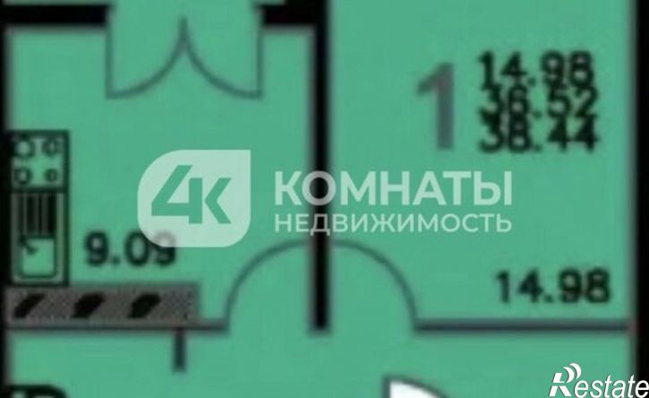 1-комн квартира Острогожская улица, 170/4,  д. 170/4