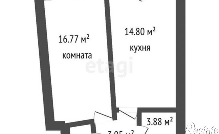 1-комн квартира улица Саврасова, 86,  д. 86