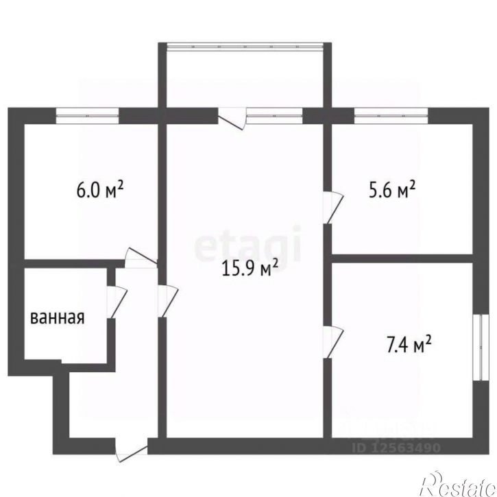 2-комн квартира ул Моисеева, 13/1,  д. 13/1