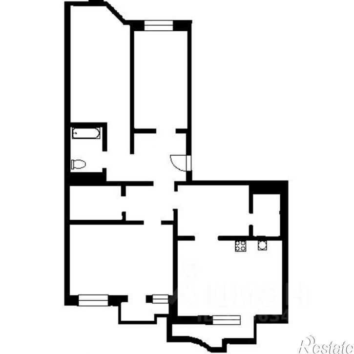 1-комн квартира ул 9 Января, 68 3,  д. 68 3,  к. 3