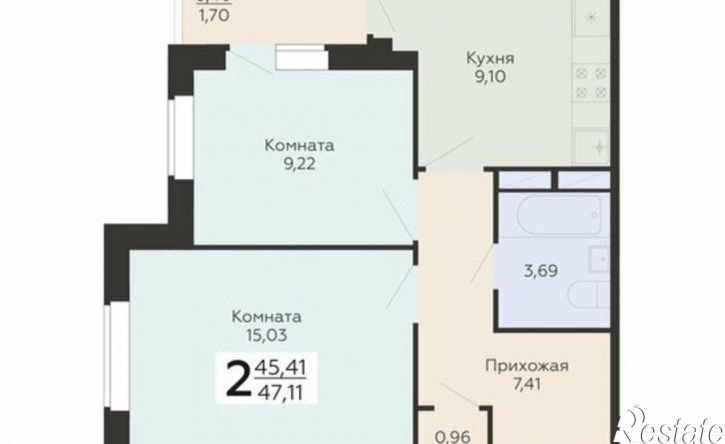 2-комн квартира Острогожская улица, 156/3,  д. 156/3