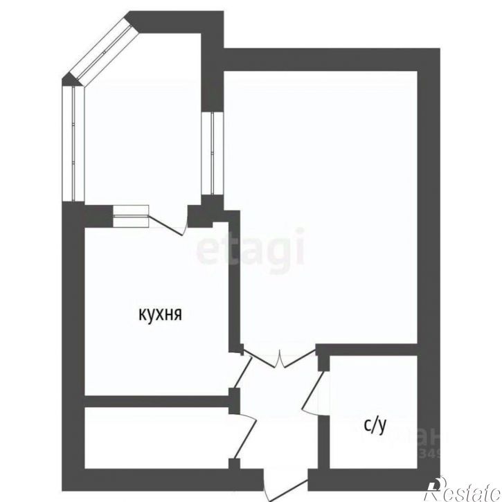 1-комн квартира ул Новосибирская, 61д,  д. 61д