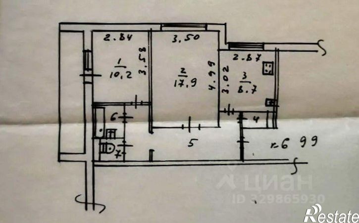 2-комн квартира ул Ярославская, 20,  д. 20