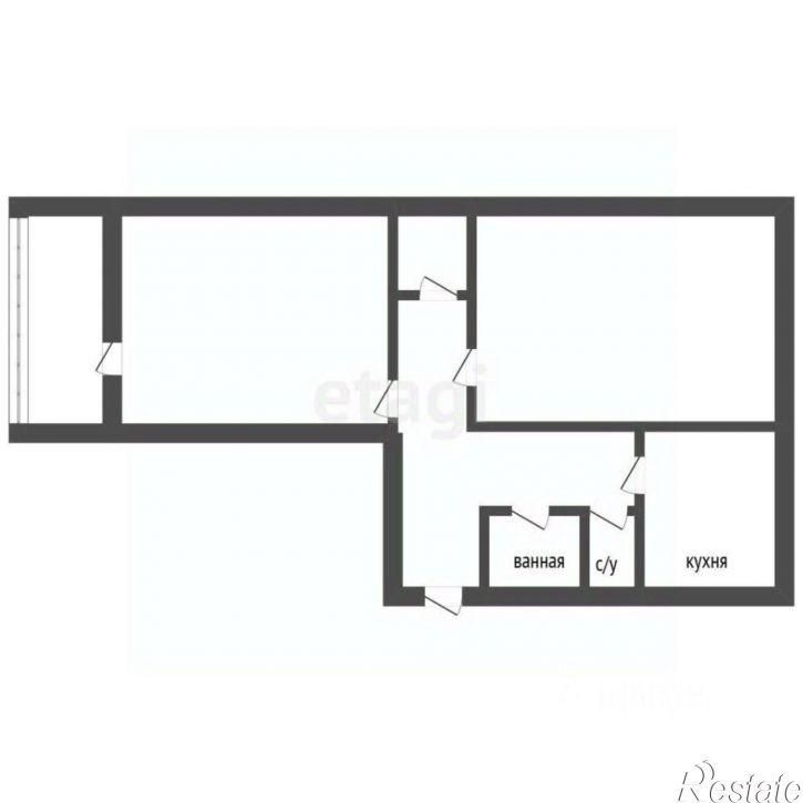 2-комн квартира пр-кт Патриотов, 50в,  д. 50в