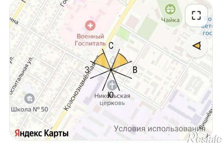 3-комн квартира Краснознамённая улица, 109/1,  д. 109/1