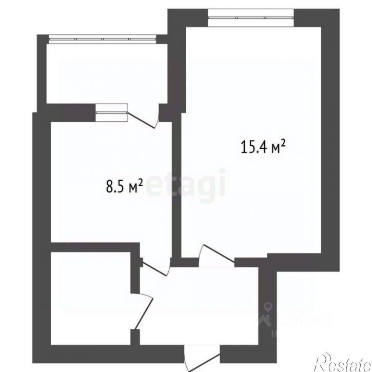 1-комн квартира ул Федора Тютчева, 95и,  д. 95и