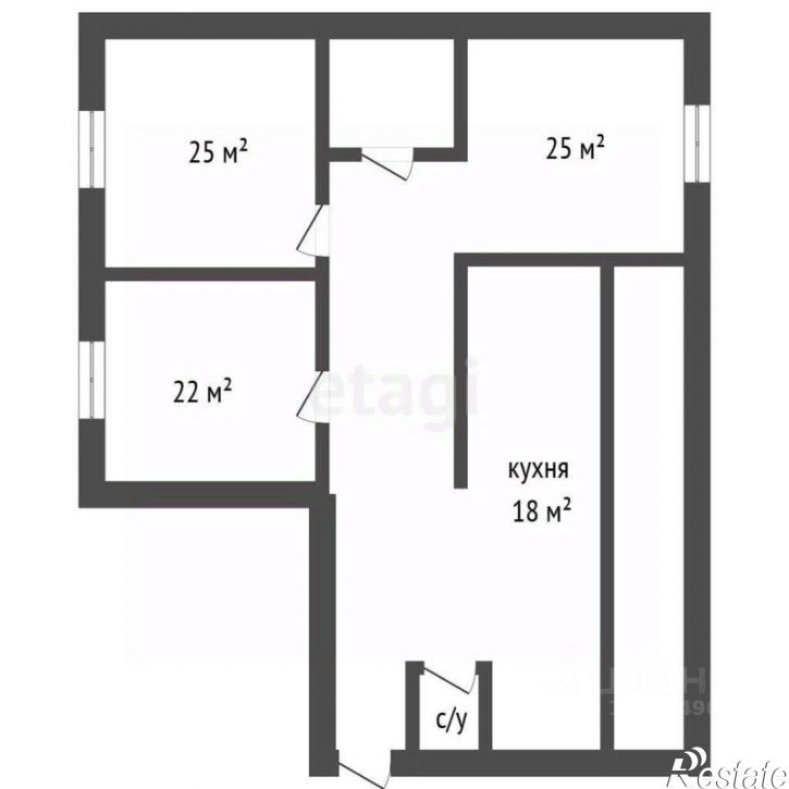 3-комн квартира Большая Стрелецкая улица, 55,  д. 55