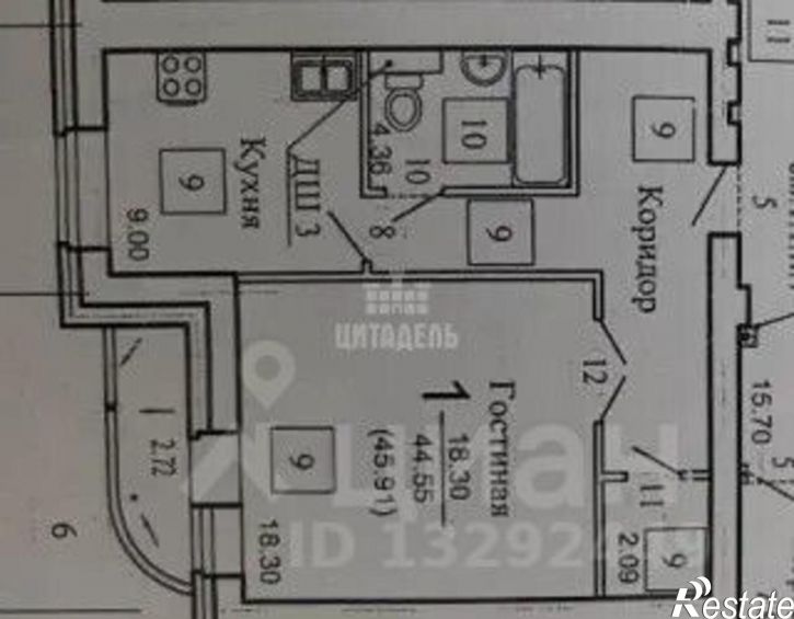 1-комн квартира Павловский переулок, 64Б,  д. 64Б
