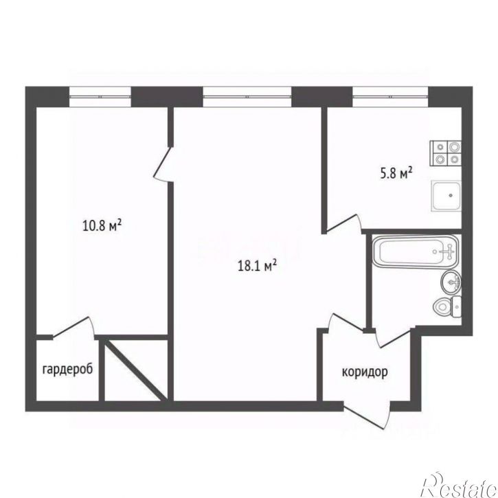 2-комн квартира ул Кольцовская, 30а,  д. 30а
