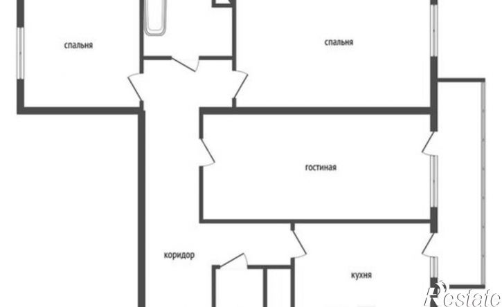3-комн квартира Олимпийский б-р, 8,  д. 8