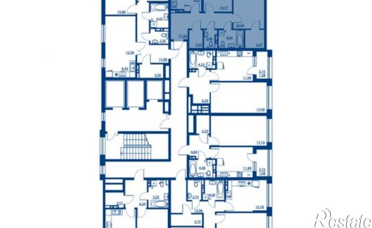 2-комн квартира в новом доме Московский пр-кт, 138,  д. 138