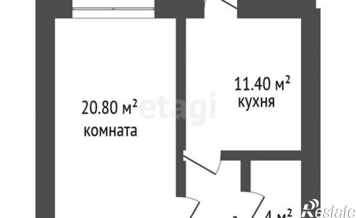 1-комн квартира ул Ключникова, 2,  д. 2