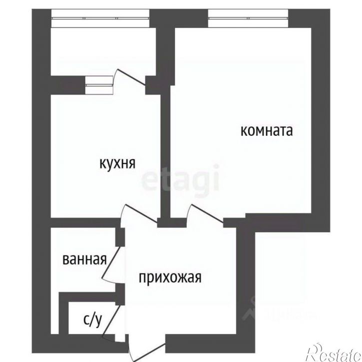 1-комн квартира ул Переверткина, 1/12,  д. 1/12