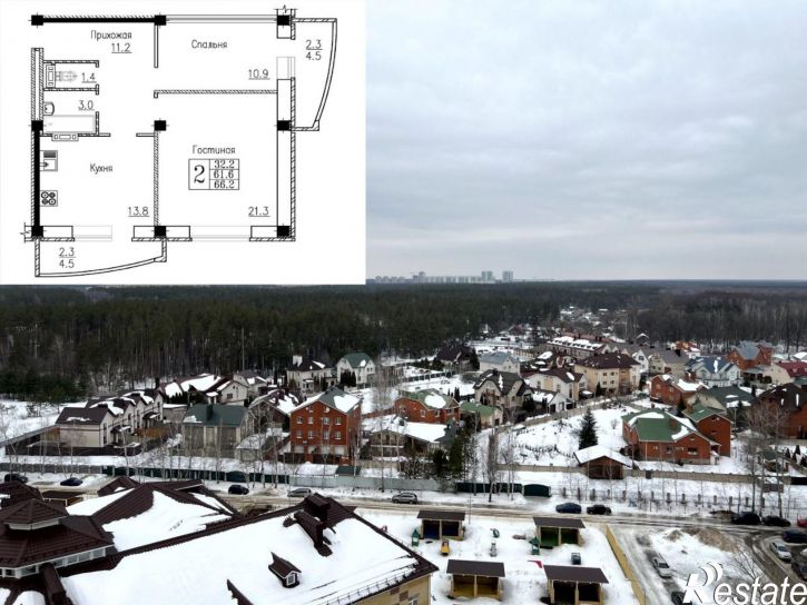 2-комн квартира ул Академика Конопатова, 19,  д. 19