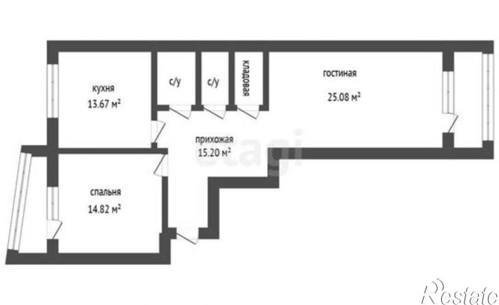 2-комн квартира ул Летчика Филипова, 4,  д. 4
