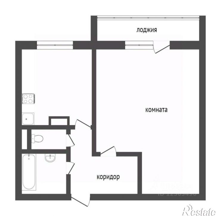 1-комн квартира ул 60 Армии, 35,  д. 35