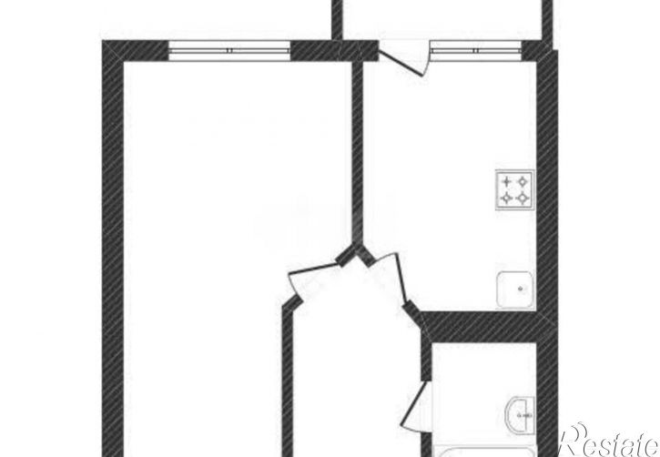 1-комн квартира Олимпийский б-р, 8,  д. 8
