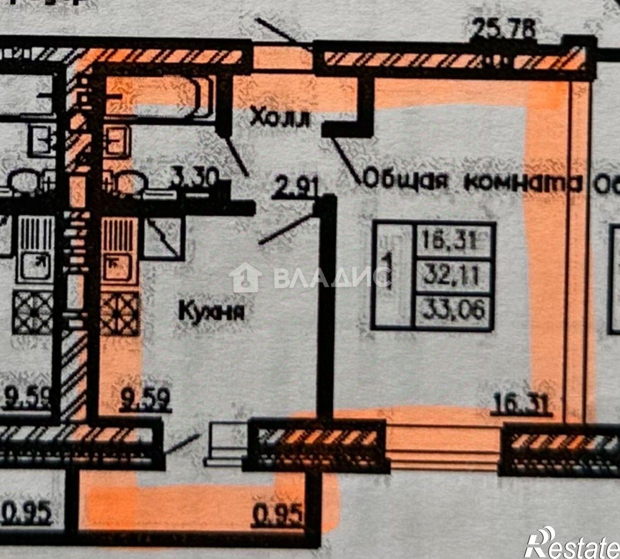 Купить квартиру за 5 500 000 рублей на ул Героев Стратосферы, 9а