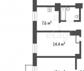 3-комн, 77кв м, этаж 2/5 ул Мира, 3