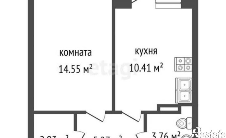 1-комн квартира пер Славы, 15,  д. 15