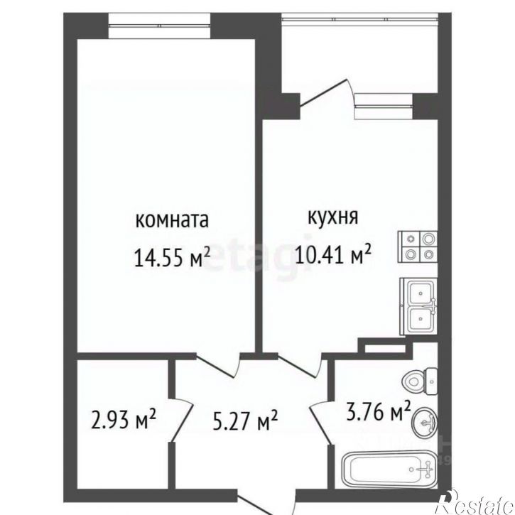1-комн квартира Московский пр-кт, 42/1,  д. 42/1