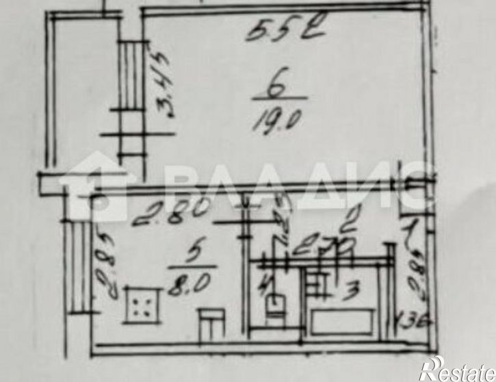 1-комн квартира ул Защитников Родины, 1а,  д. 1а