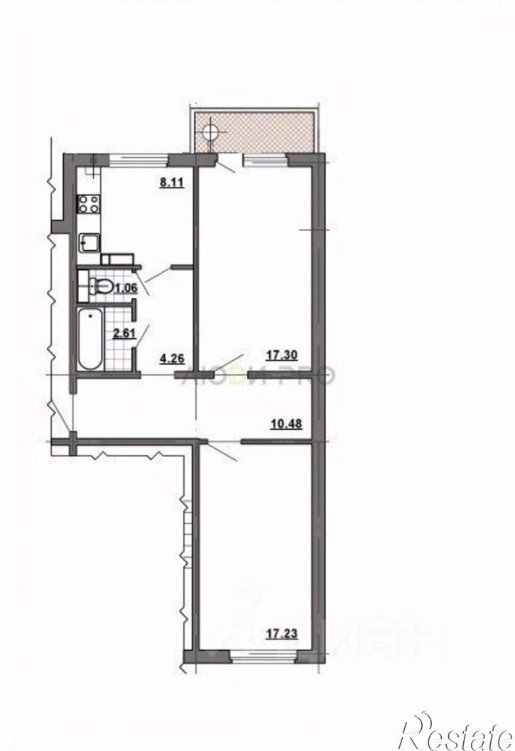 2-комн квартира ул 9 Января, 233в,  д. 233в