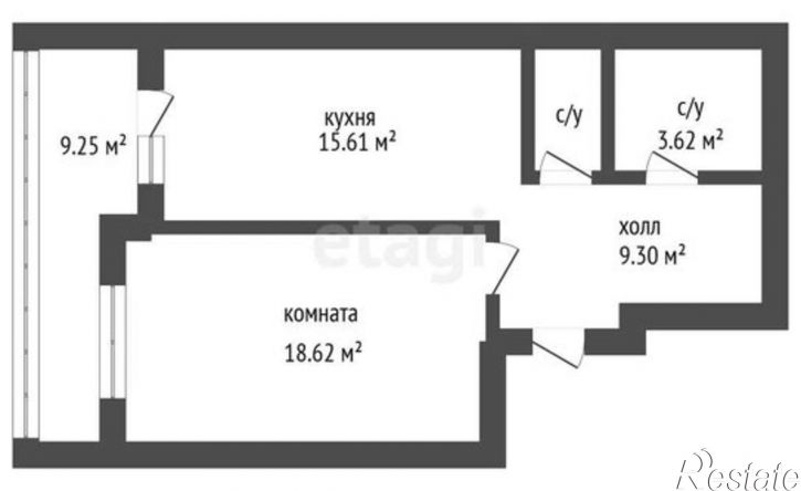 1-комн квартира ул Антонова-Овсеенко, 35э,  д. 35э