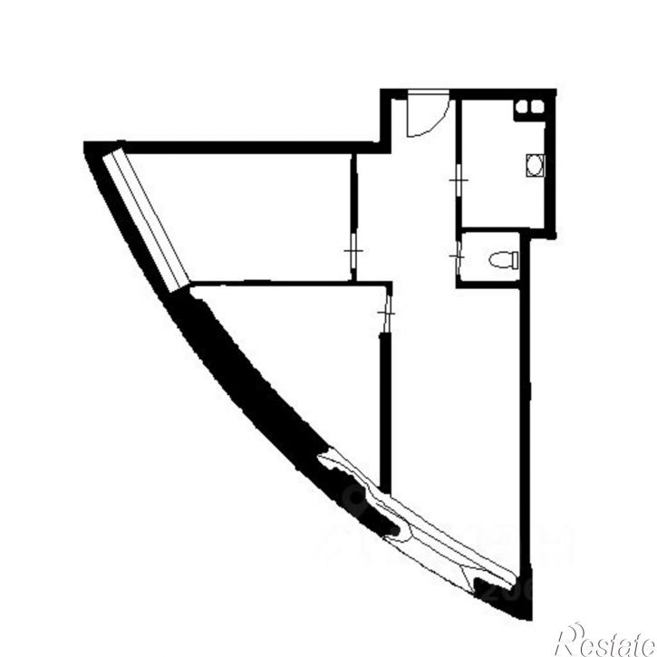 2-комн квартира ул Остужева, 2/1,  д. 2/1