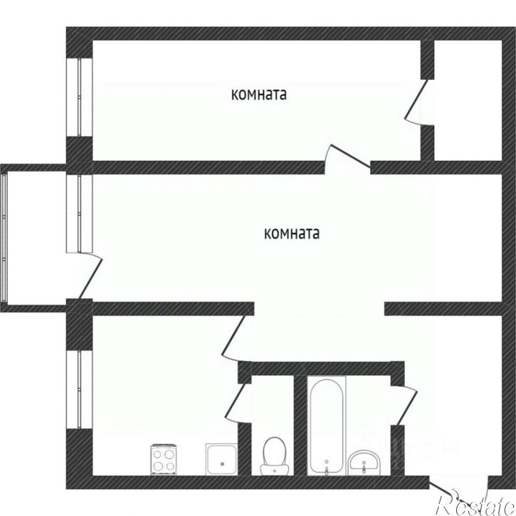 2-комн квартира ул Беляевой, 7,  д. 7