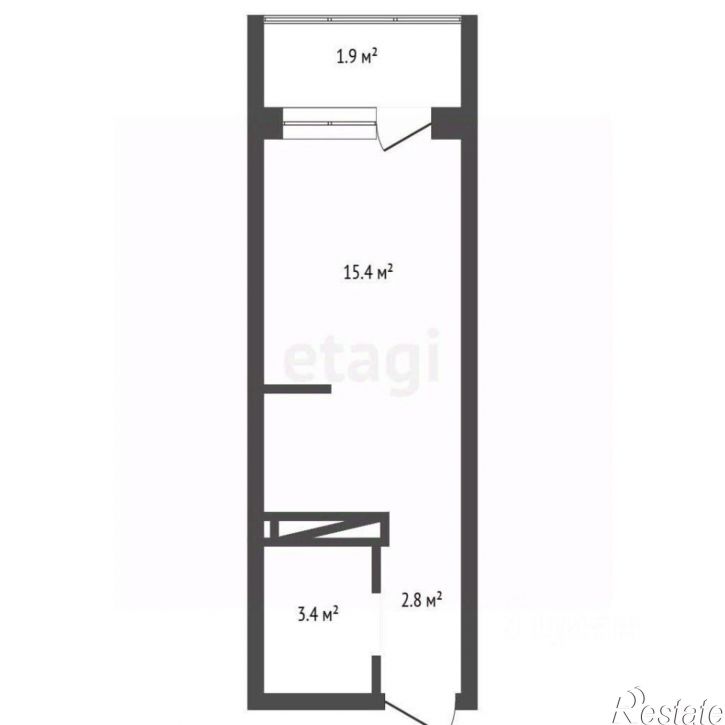 1-комн квартира ул Ростовская, 73д,  д. 73д