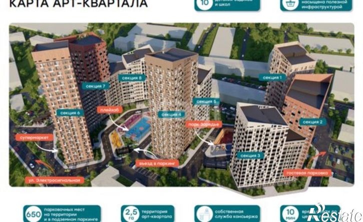 1-комн квартира в новом доме ул Электросигнальная, 9А,  д. 9А
